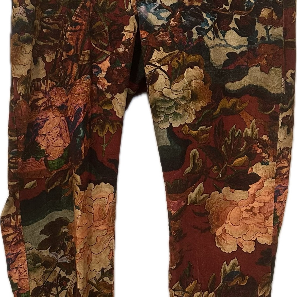 Peruvian Connection Multicolor Velveteen Pants